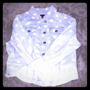 Polkadot Jean Jacket
